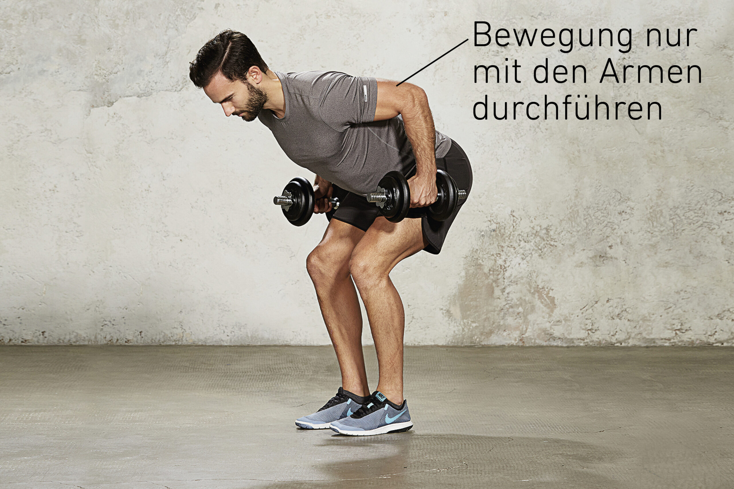 Fitnessübung Vorgebeugtes Rudern Bild 2 mit Beschreibung | Sterolsan | A Man's World | Sport & Fitness Fitnessübung Vorgebeugtes Rudern Bild 2 mit Beschreibung