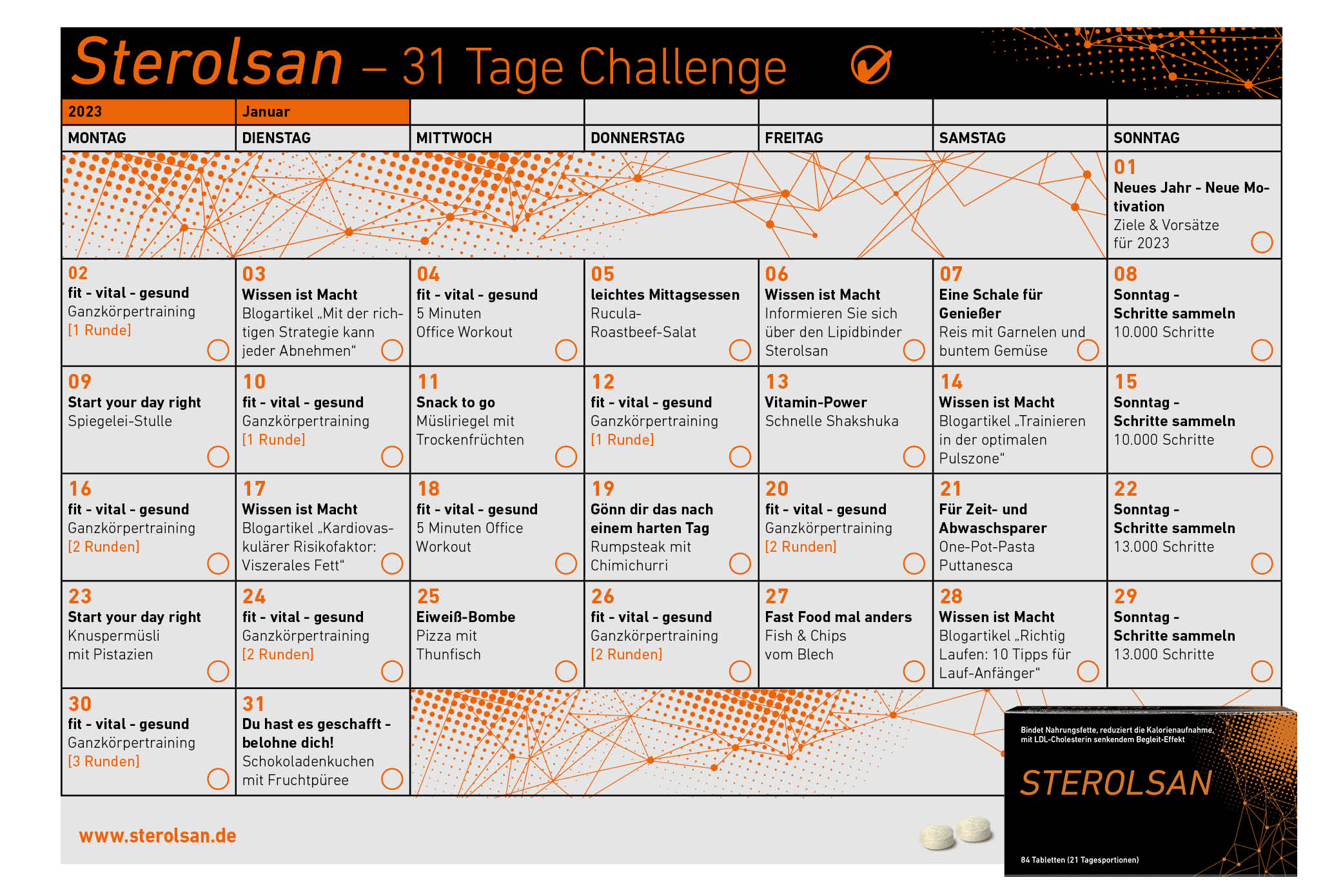 31 Tage Challenge - Sterolsan
