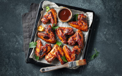 Flammed grilled Chicken-Wings